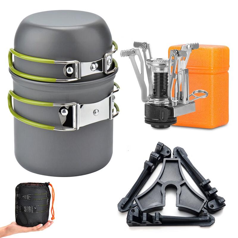 OLOEY Ultralight Portable Camping Stove & Cookware Set