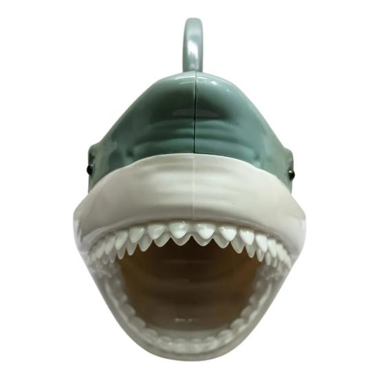 Shark Head Popcorn Bucket Realistic Movie Snack Bowl ABS Plastic Popcorn Serving Bowl Movie-themed Popcorn Bucket