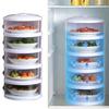 Stackable Food Insulation Cover Dust Proof Portable for Home Kitchen Storage Box