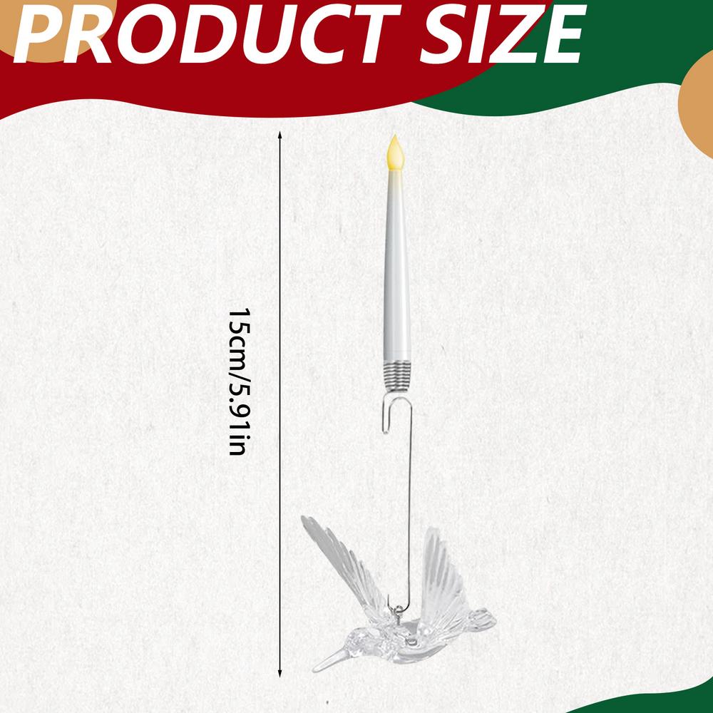 Velas de Árvore de Natal com Controlo Remoto Velas LED Sem Chama Luzes Decorativas 6 Peças Decorações de Natal para Feriado Interior