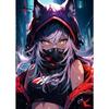 Cute Anime Girl Cat Ear Cool Girl Sexy Modern Fashion Poster Canvas Paintings Wall Art Pictures Playroom Home Decor