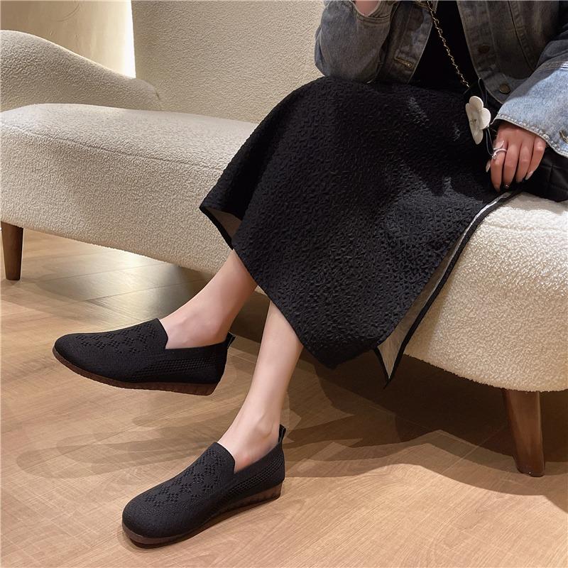 

Мода 2024 Горячая Распродажа Женская Обувь Базовые Женские Балетки Модные Повседневные Туфли-Балетки Высокого Качества С Круглым Носком Легкие Балетки Zapatos 40 чёрный