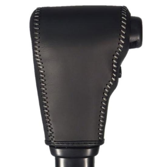 

Tricolore Genuine Leather Shift Knob Cover x Silver for Toyota Town Ace Replacement Customizable Interior Protection (Black White) S402/S403/S413