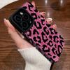 Vertical Grain Leopard Printed Leather Soft Silicone Phone Case Back Cover with Camera Lens Full Protection for Samsung