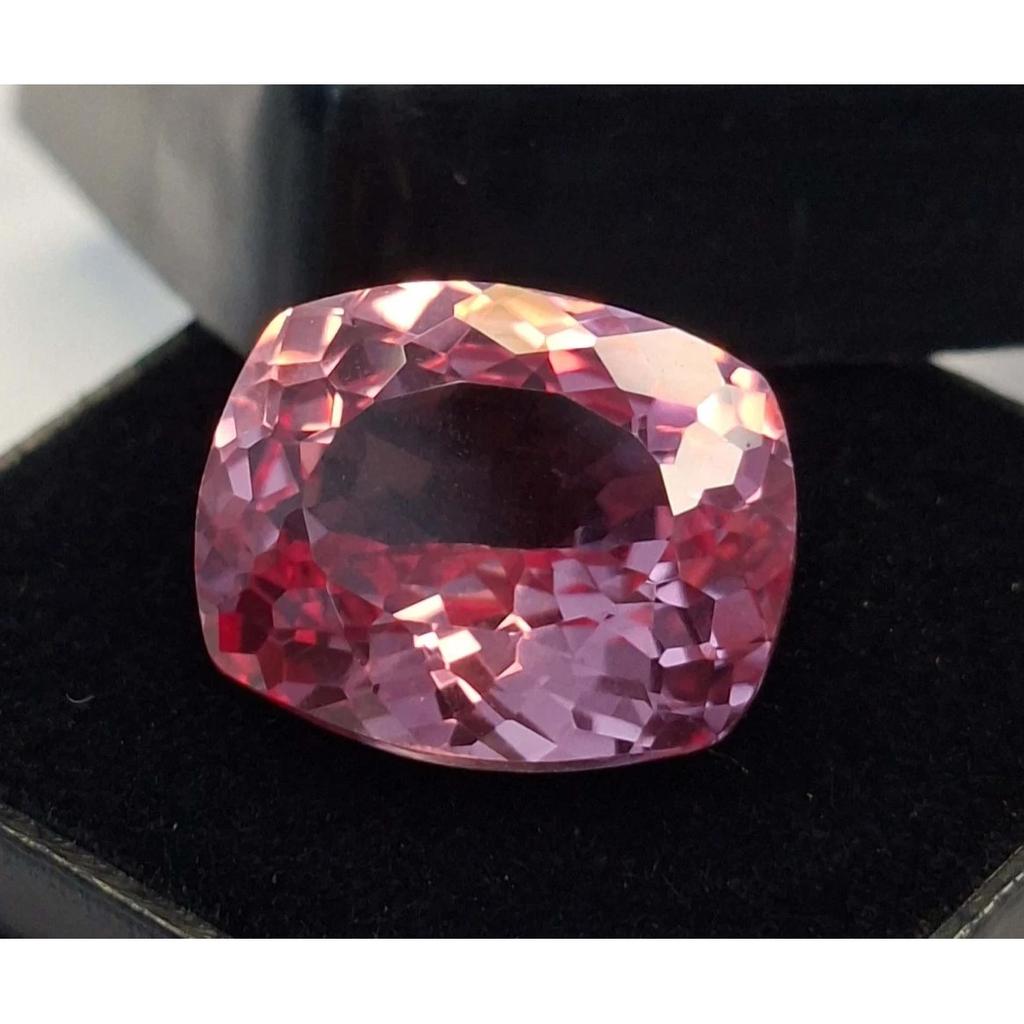 Natural Padparadscha Sapphire 10-12 Ct Cushion Cut Fabulous Loose Gemstone