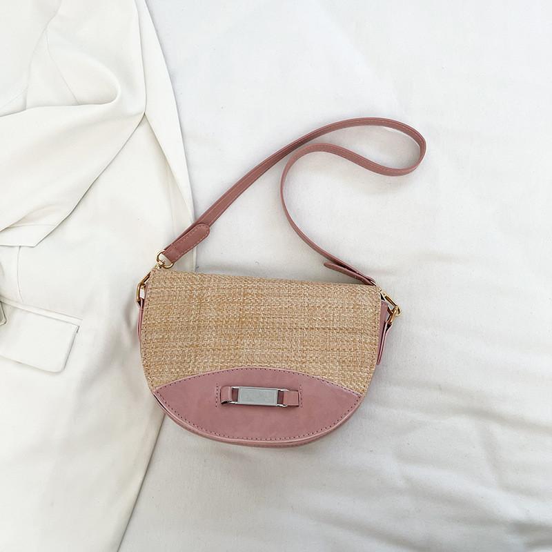 Vintage-inspired Medium Saddle Bag For Women Chic Spring 2024 Large Capacity Purse