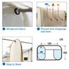 Rainproof Sun Protection Clothes Drying Cover Dustproof Outdoor Drying Rack Dust Cover Clothes Jacket Storage Rack Special