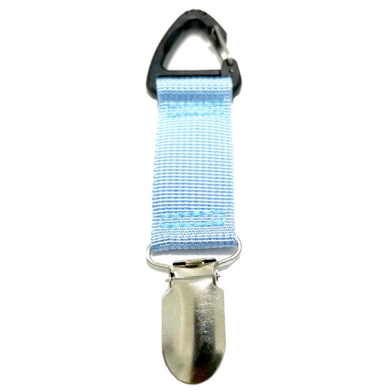 

Зажим для шляпы в корейском стиле: Защита от потери, Портативный, Неэластичный тканевый держатель для шляп для путешествий и соломенных шляп светло-синий