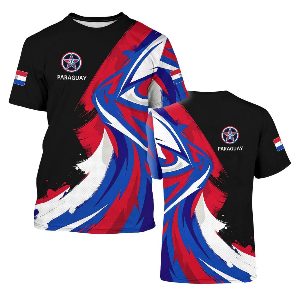 Unisex Retro Style Football Fan Jersey International Soccer Supporter Tee Short Sleeve Lightweight Breathable Material