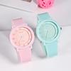 Unisex Children's Student Quartz Watch Simple and Comfortable Campus Exam Waterproof Women's Fashion Quartz Wristwatches