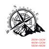 2Pcs Car Door Side Stickers Vinyl Film Auto Decoration Compass Decal Waterproof SUV Styling Automobiles Car Tuning Accessories