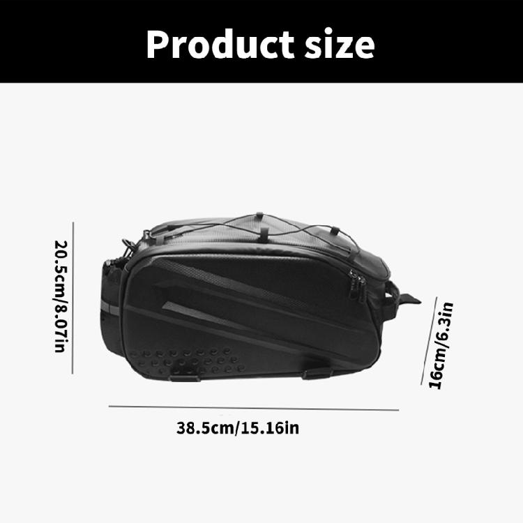 Bolsas de Bicicleta Porta-bagagens Bolsa para Ciclismo Assentos Traseiros Bolsa de Armazenamento Traseira Grande Capacidade Porta-bagagens de Ciclismo Bolsa para Assento Traseiro