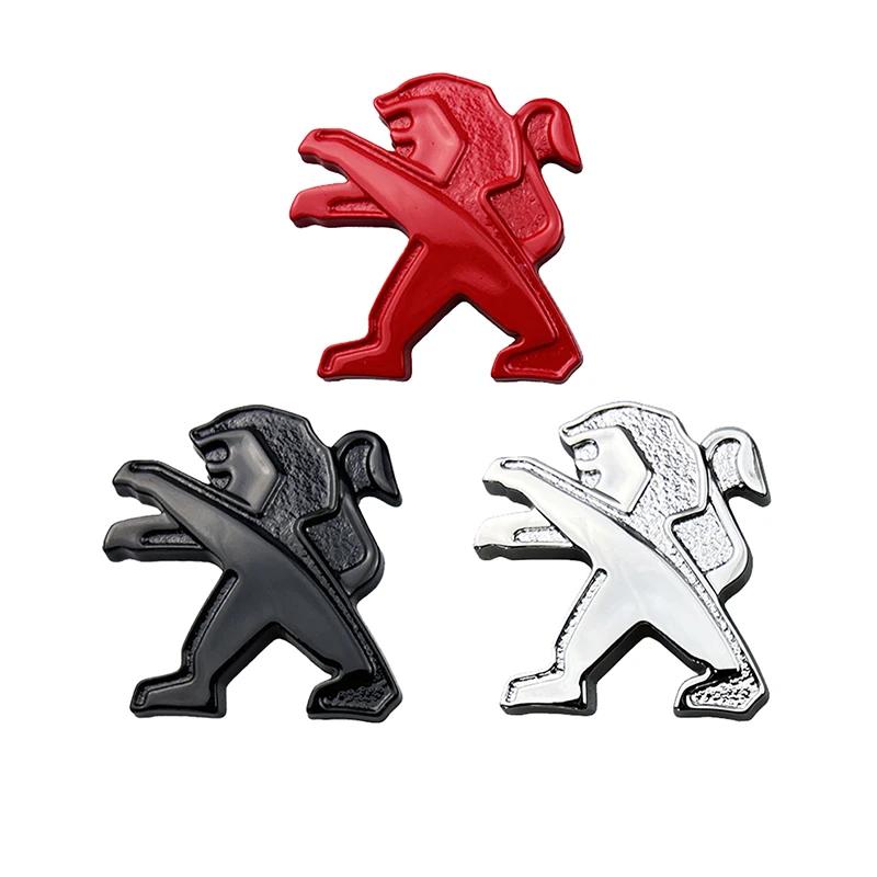 2.9x3.1cm Metal Alloy Sticker Car Steering Wheel Center Badge for Peugeot 308 307 408 208 508 3008 2008 5008 Emblem Accessories