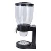 Grain Dispenser 17.5oz Transparent Safe Rice Storage Container with Rubber Base for Grain Rice