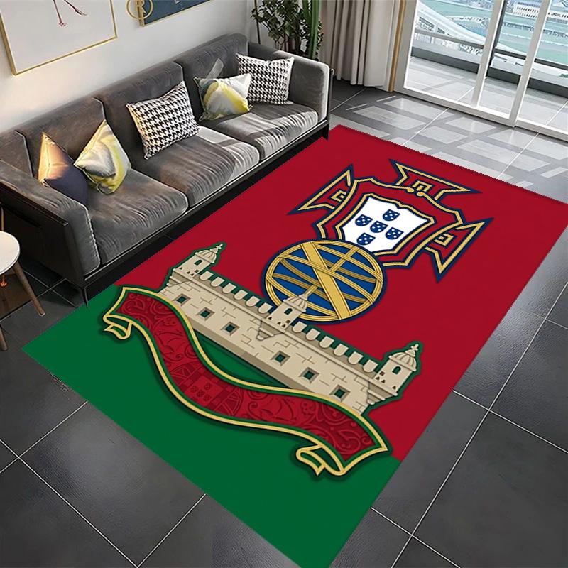 Portuguese Heritage Emblem carpet printing Living room and bedroom mats Dormitory decoration Doormat Christmas gifts