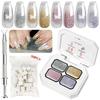Sponge pentru Nail Art Foarte Saturat Gel cu Pigment Culoare 4/9/12 Culori pentru Unghii DIY Nail Art