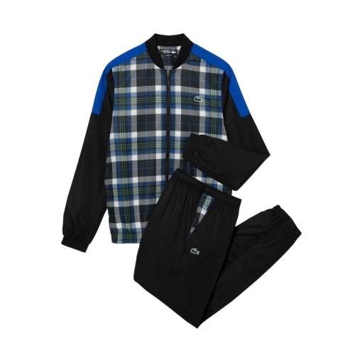 Lacoste Mens Check Plaid Tracksuit