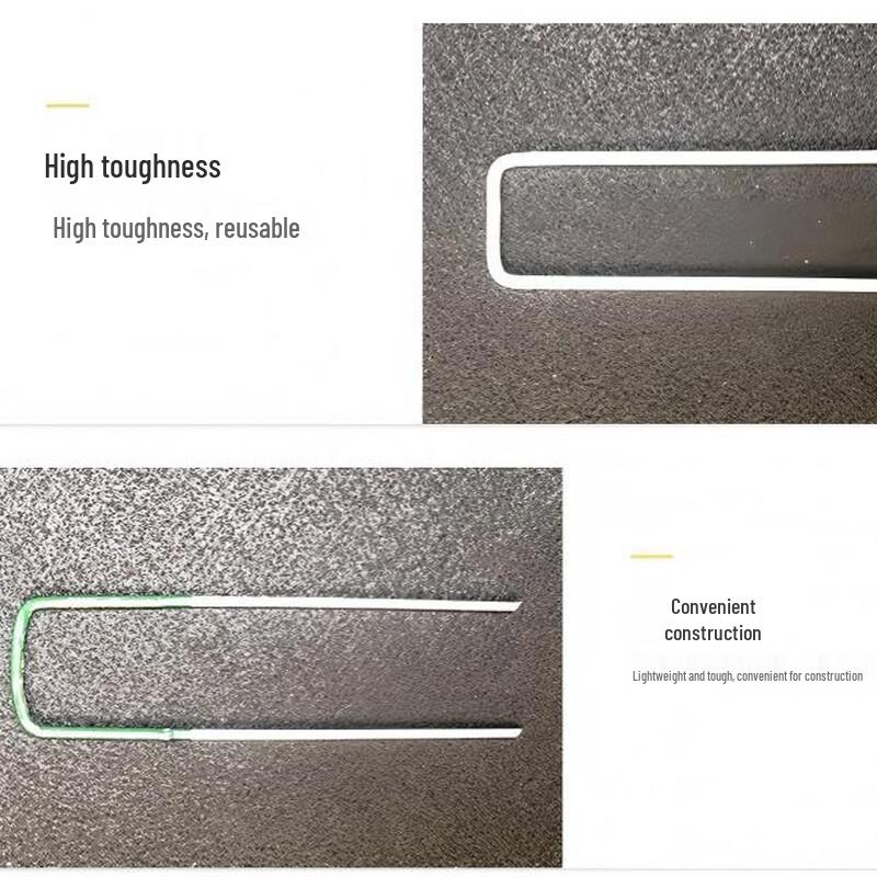 Heavy Duty Galvanized U-Shaped Ground Stakes