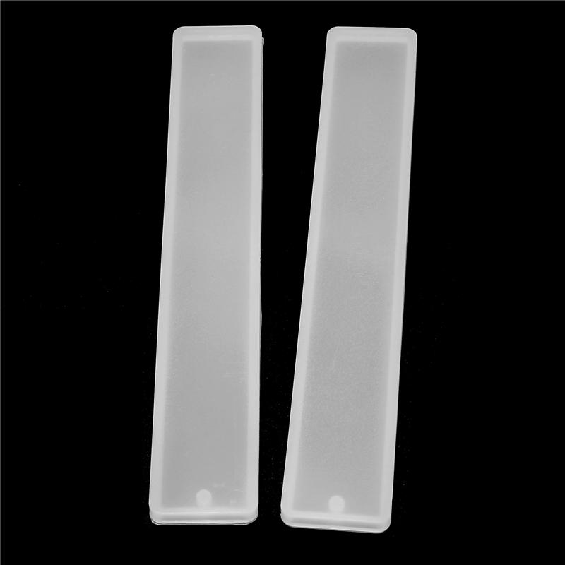 60 Pcs Rectangle Silicone Bookmark Mold DIY Bookmark Mould Making Epoxy Resin Jewelry