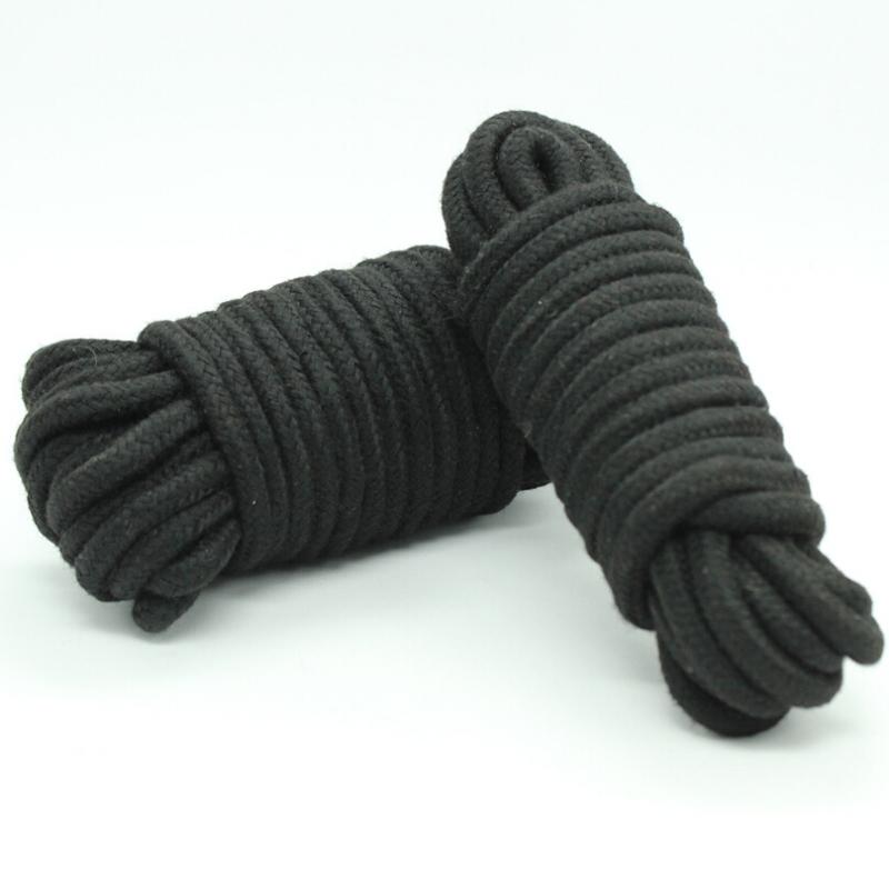 5m/10m Soft Cotton Rope Female Slave  Bondage Gear Set Adult Games Binding Role-Playing Sex Toys for Couples Women