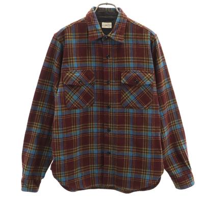 JOURNAL STANDARD J.S HOMESTEAD Check Pattern Long Sleeve Flannel Shirt M Men's Used