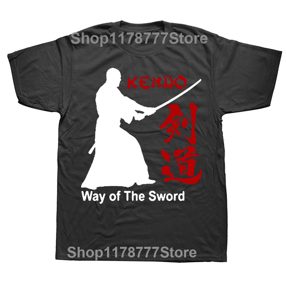 Novelty Awesome Kendo Japan Sports T Shirts Graphic Cotton Streetwear Short Sleeve Birthday Gifts Summer Style Tshirt Men