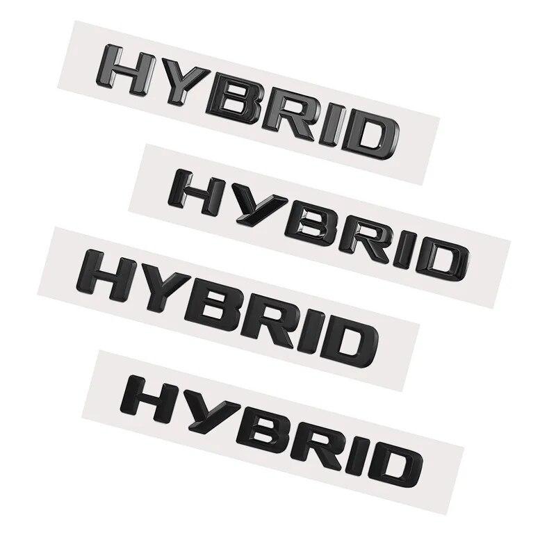 Auto 3D Hybrid Fender Trunk Buchstaben Logo Abzeichen Emblem Aufkleber Aufkleber Für Mercedes Benz S400 E350 GLE450 W211 W212 W163 w221 W222