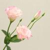 3 Heads Eustoma Artificial Flowers Multicolor Floral Arrangement Simulation Lisianthus Flower Photo Props Silk Petals