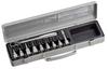 Tone Sada šestihranných nástrčných klíčů 10 kusů H3082, 9,5 mm (3/8") Drive, stříbrná,