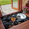 Crystal Velvet Rug Soft Non Slip Indoor Floor Mat Home DecorThe Nightmare Before Christmas Jack Sally