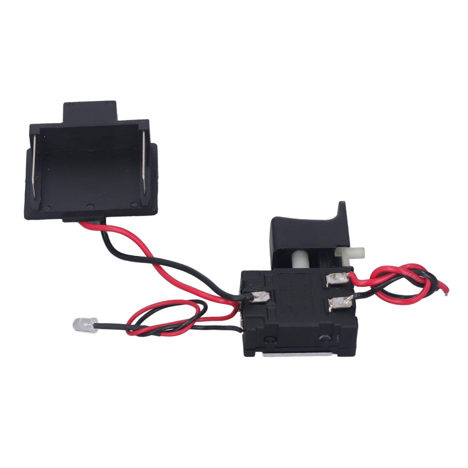 

Кнопка-перемикач для гайковерта Універсальний електричний регулятор швидкості Перемикач для гайковерта з підсвічуванням 7,2 до 24 В