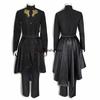 Spiel Twisted Wonderland Cosplay Kostüm Riddle Schwarz Phantasie Kleid Frauen Männer Uniform Outfit Party Purim Karneval