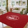 Aberdeen FC Design Crystal Velvet Rug Soft Decorative Mat for Bedroom Entrance