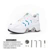 Casual Roller Skates 4-wheel Parkour Shoes Roller Skating Shoes Urban Street Sports Shoes Quad Deformation Skates