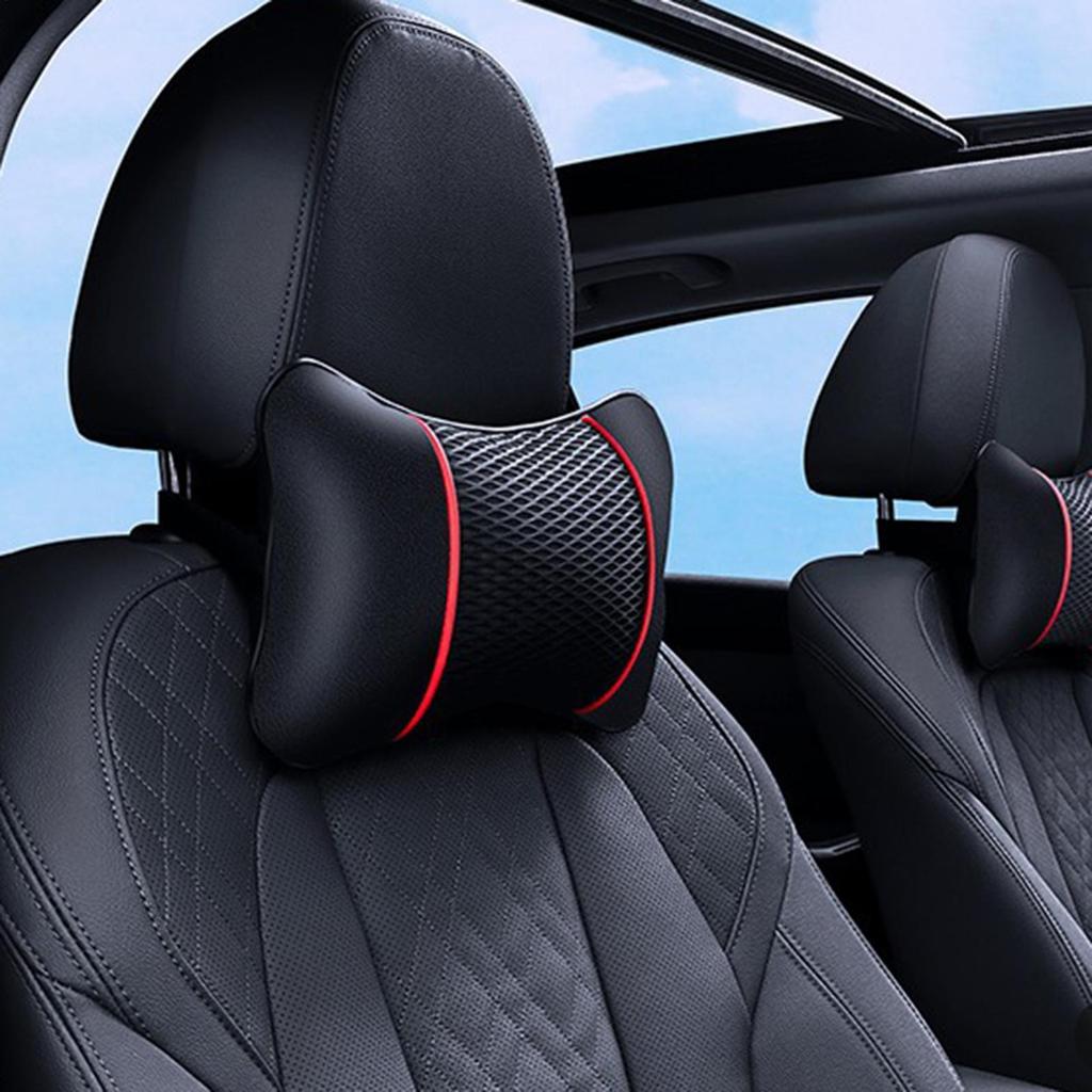 Elastyczny Oddychający Skórzany Zagłówek Dwustronny Samochodowy Ciężarowy Wnętrze Zagłówek Poduszka Podpierająca Szyję Wygodny Uniwersalny Zagłówek
