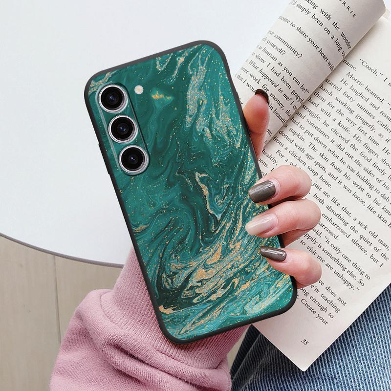 Case For Samsung A55 5G Back Cover Protective Silicone Funda Fashion Marble Stone Texture Coque For Samsung Galaxy A54 A56 Capa