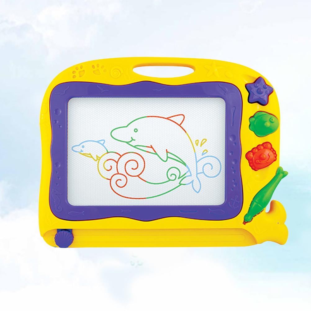 Magnetic Drawing Board Plastic Colorful Erasable Drawing Board for Kid Child Girl Boy (Random Delive