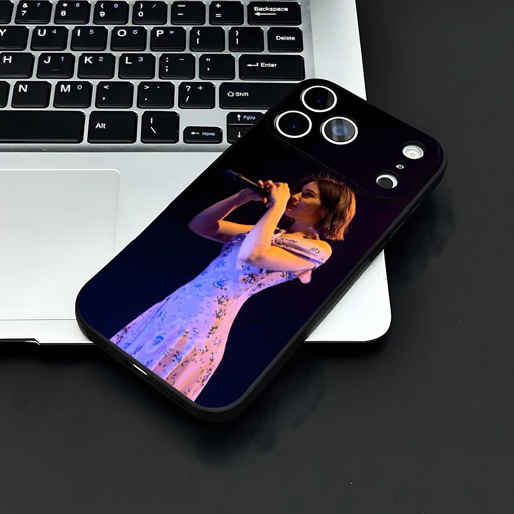 Singer G-Gracie Abrams Phone Case For IPhone 17 Air 16 E Pro Max 15 14 13 Mini 12 Pro 11 Max Plus Black Soft Shell