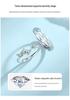 Luminous S925 Sterling Silver Butterfly Couple Rings - Open Design, Perfect Valentine's Gift