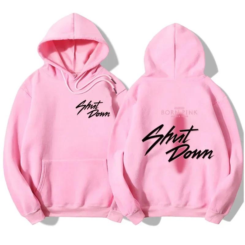 

Kpop Sweatshirt Fun Jisoo Lisa Rose Jennie Loog Comic Men s Autumn Winter Warm FashionTrendy Loose Comfortable Sweatshirt S білий