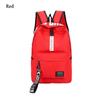 Μοντέρνα casual backpack μονόχρωμη σχολική τσάντα ανδρική και γυναικεία αδιάβροχη πάνινη τσάντα πλάτης ταξιδιού