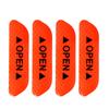 12Pcs Reflective Car Door Sticker Safety Opening Warning Reflector Mark Tape Decal Car Styling Decor Car Exterior Accessories