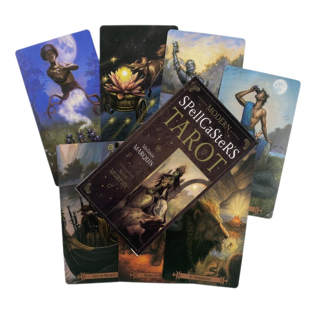 Black Cats Tarot Cards Divination Deck English Versions Edition Oracle Board Playing Game For Party