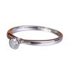 Classic 925 Silver Round Full Diamond Rings for Women Crystal Zircon Engagement Valentine Day Gift Jewelry