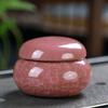 8 Colors Mini Tea Box Glazed Ceramic Jar Storage Boxes Pottery Airtight Coffee Kitchen Food Pots Ointment