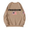 Unisex Printed Round Neck Long Sleeved Loose Fitting Long Sleeved Casual Long Sleeved Top Hoodie