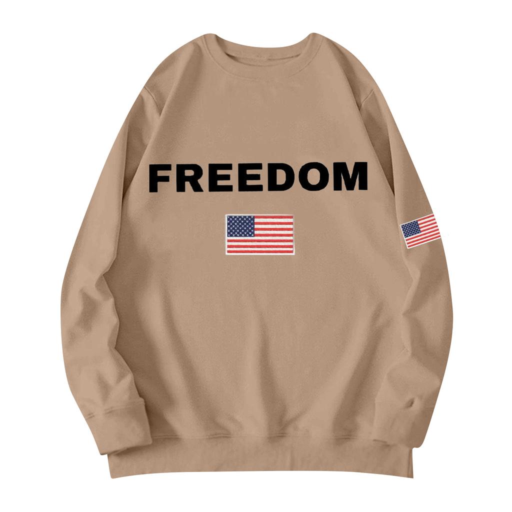 Unisex Printed Round Neck Long Sleeved Loose Fitting Long Sleeved Casual Long Sleeved Top Hoodie