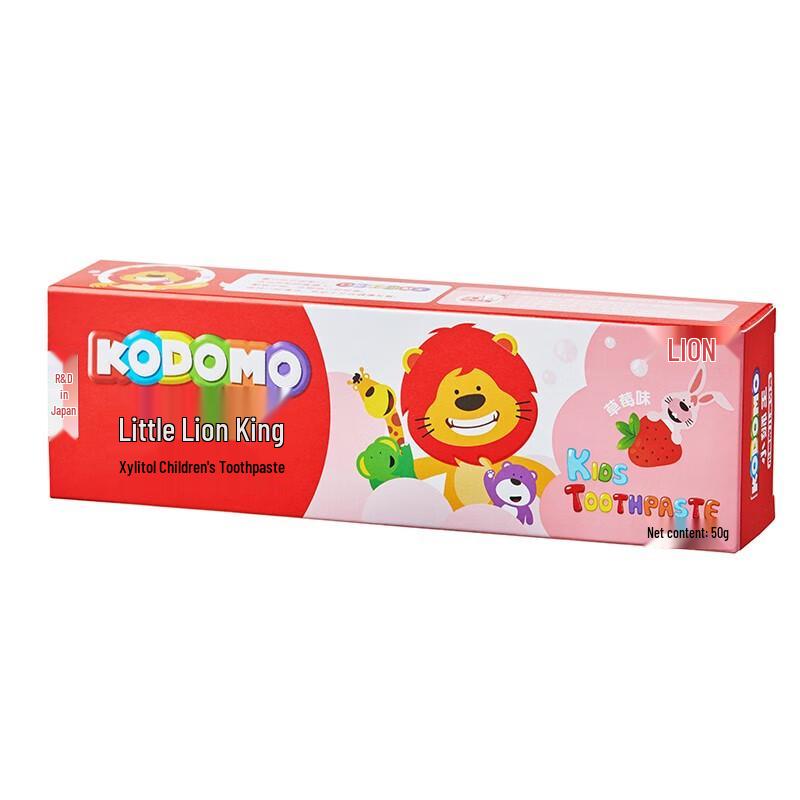 Lion Kids Strawberry Fluoride Toothpaste