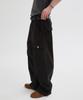 LEIRE Garment-Dyed Curved Cargo Pants [Black]