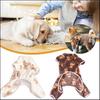 Pet Dog Clothes Button Four-legged Sports Outdoor Sweatshirt